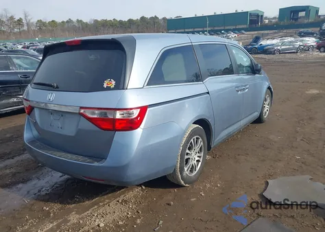 2012 Honda Odyssey Ex z USA, uszkodzony, nr VIN 5FNRL5H44CB011155